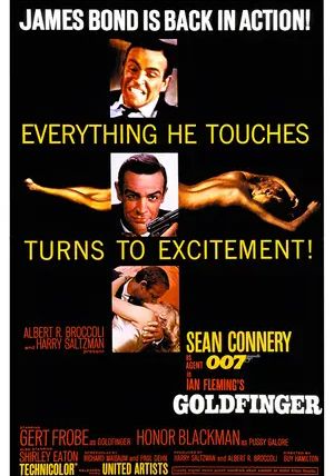 James Bond 007 3 Goldfinger                เจมส์ บอนด์ 007 ภาค 3 จอมมฤตยู 007                1964